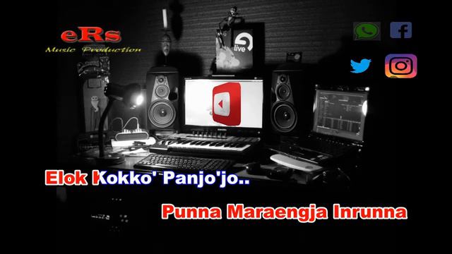 Karaoke Kokko' Panjo'jo' Nada Cewek - Ridwan Sau (Karaoke Lirik Tanpa Vocal)