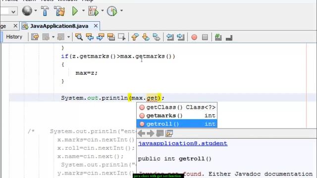 Class Using Get Function | Set Function in JAVA | JAVA Classes | JAVA Functions
