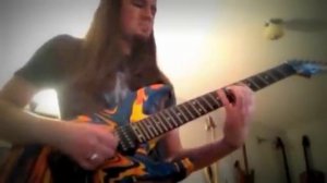 Dream Theater (John Petrucci) Another Day guitar solo cover Dimarzio Crunchlab 7