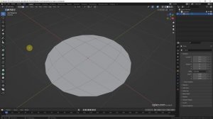 How to add circle, fill circle, and make circle solid in Blender