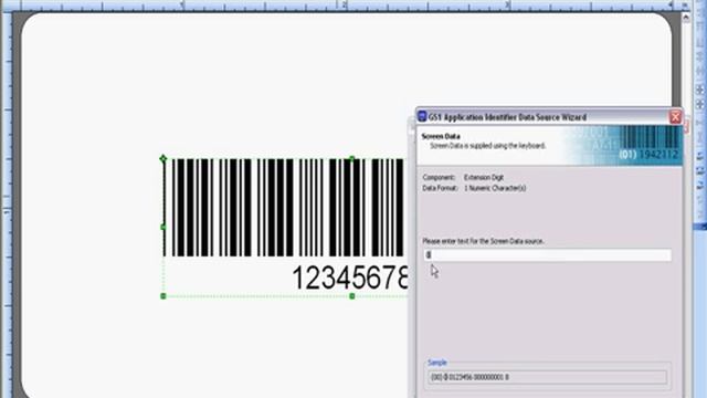 Making an SSCC Barcode in BarTender
