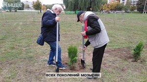 "Аллею памяти" заложили в парке "Победа"