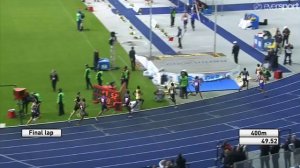 Nigel Amos wins men's 800m 1:43.28 ISTAF Berlin 2015