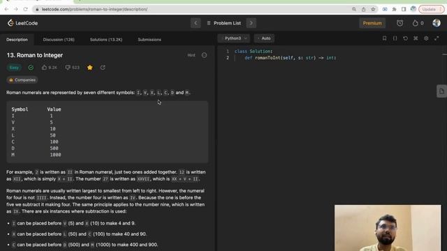 Roman to Integer | Python | Leetcode смотреть онлайн