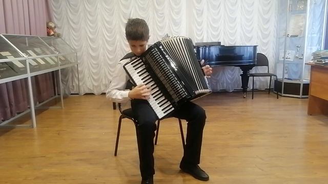 Тетерятников Алексей, 11 лет, Б. Тихонов "Карело-финская полька" смотреть онлайн