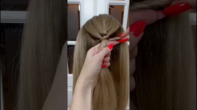 Простая и красивая прическа :25, плетение волос лайфхак haircut hair shorts Марина Гоголева blonde