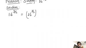 Exponents: Simplify 16^{3/2}