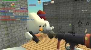 Выполняю свои задания в Чикен Гане! Мишка Фрэди и убиваю минами!