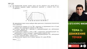 По темам к ЕГЭ по ФИЗИКЕ 2021: Материальная точка! Бесплатный урок платного курса!