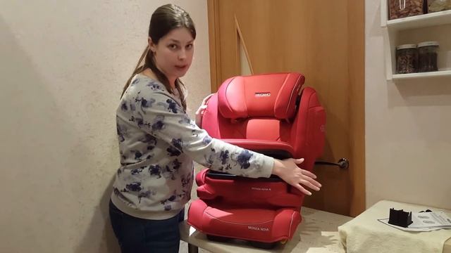 Автокресло детское RECARO Monza Nova IS SF Indy Red 6148.21505.66 смотреть онлайн