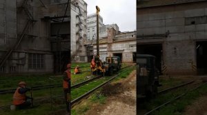 Геологические изыскания. Вибрационное бурение.