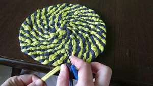 Чичковское плетение. Как закончить коврик.Ч.2