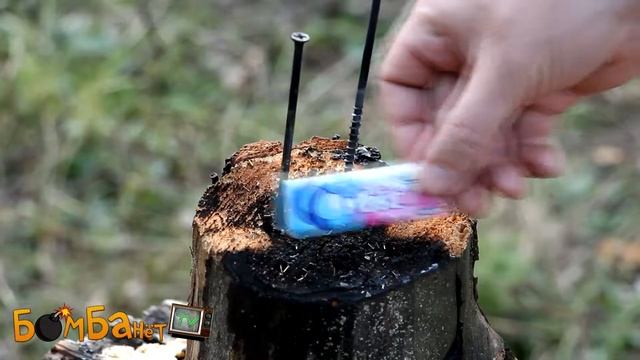 Два крутых эксперимента с огнем. Горелка против. ОСТОРОЖНО! смотреть онлайн