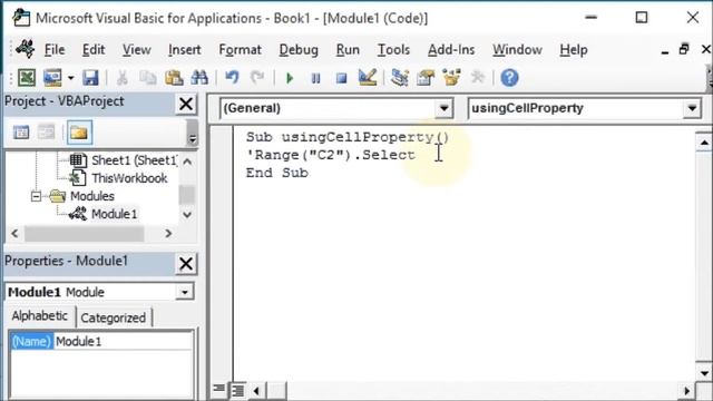 Using Cells Property to Select Excel Worksheet Cells смотреть онлайн