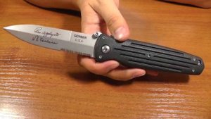 Боевой складной нож Gerber Combat folder Applegate-Fairbairn.