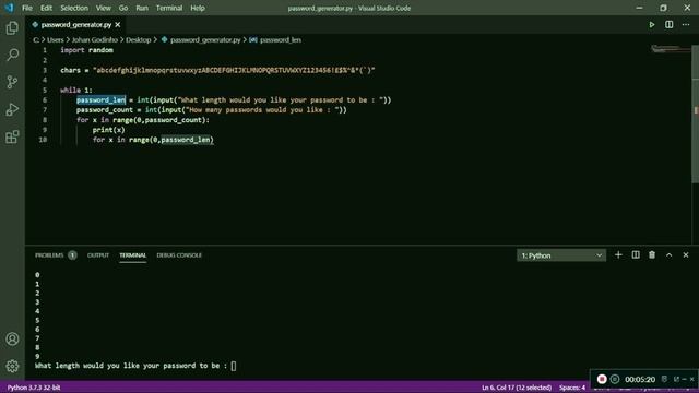 Creating a Random Password Generator in Python for Beginners: A Step-by-Step Tutorial