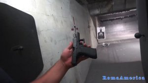 Стреляем с полицейского пистолета Glock 17, тир в Америке