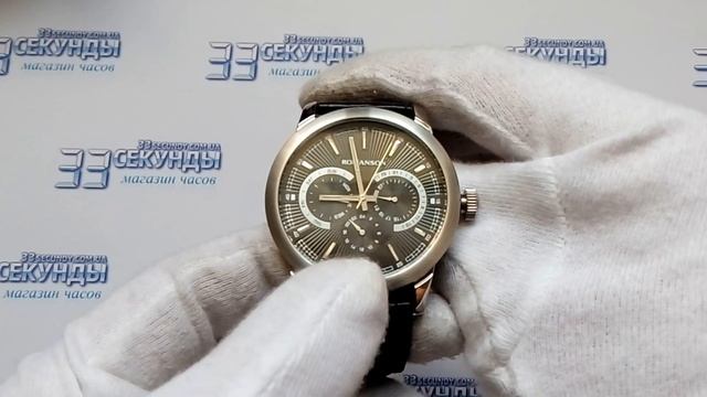 Romanson TL2647FMWH BK часы мужские кварцевые видео обзор смотреть онлайн