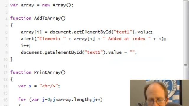 Web Programming - Javascript - Basics Arrays смотреть онлайн