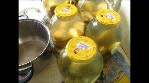 Закатываем очень вкусный компот из груш на зиму