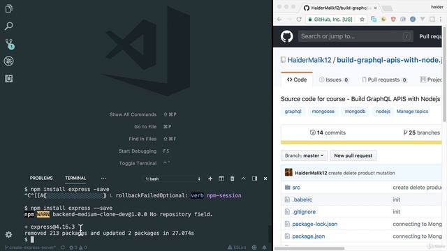 01-Build GraphQL APIs with Node.Js - Create Express Server in NodeJs смотреть онлайн