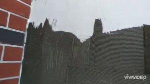 Поклейка гибкого кирпича на фасад.