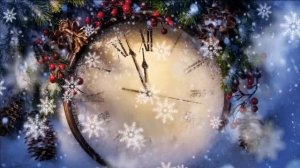 Новогодние футажи HD  Часы Новогодний футаж HD