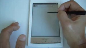 Рисование на ридере Sony PRS-T1