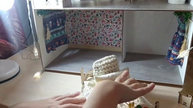 Кукольный домик. #новогодниеподелки #новогодниеукрашения #новыйгод2022 смотреть онлайн