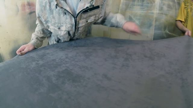 Перетяжка салона Chevrolet Tahoe - алькантара на потолок Шевроле Тахо смотреть онлайн