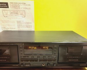 Двухкассетный стереомагнитофон Pioneer CT-W502R -произведён в Малайзии-1993 год
