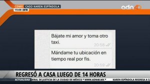 Aparece Karen Espíndola tras reportarse como desaparecida