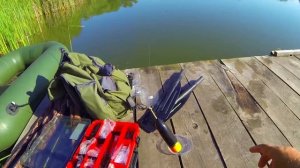 Ловля карпа на супер уловистую снасть "Убийца карпа" . Часть 1