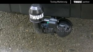 ТюнингМаркет.рф Демонстрация быстросъемного фаркопа Thule для Peugeot 4007 (Пежо 4007)