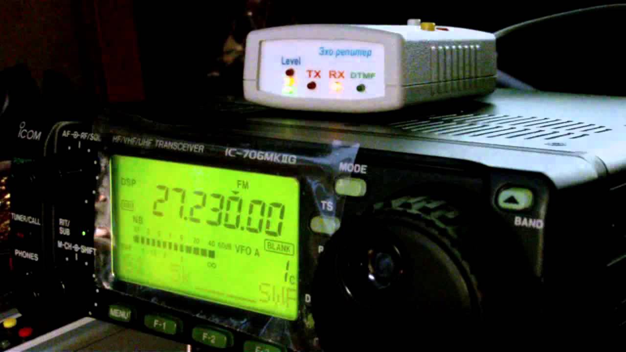 Репитер ER-323 + ICOM IC-706mk2G мини тест