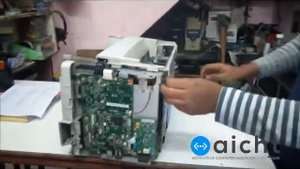 HP laserjet 1522 Paper Jam and Disassembly Part 1