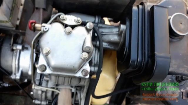 Установка дизельного двигателя на минитрактор МТЗ 082 часть 1 смотреть онлайн