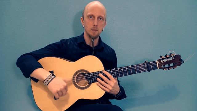 Flamenco guitar lessons - Beginner level - Tangos falseta 1 смотреть онлайн