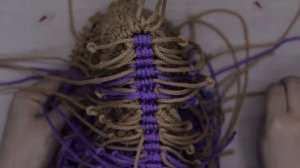 Валентинка - сумка в стиле бохо. Мастер - класс по макраме. Часть 3.