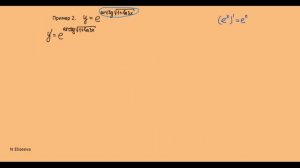 Производная 10. Производная сложной функции примеры №6 - 720