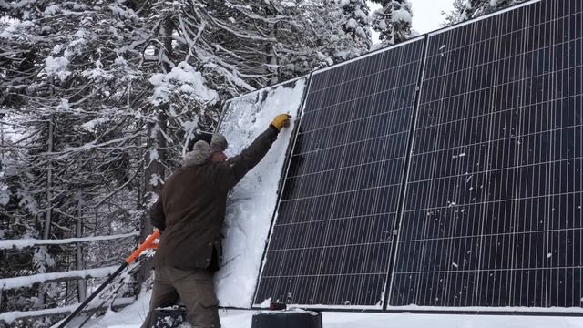 Installing Solar Power and Lights in my Off Grid Log Cabin, Drone View of my Wilderness Homestead смотреть онлайн