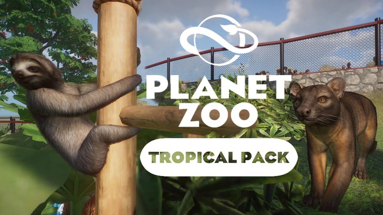 Planet Zoo: Tropical Pack - Фосса и ленивец