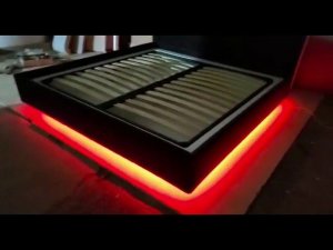 Подсветка кровати и раздвижное дно