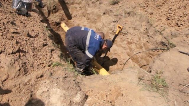 Повреждение газопровода