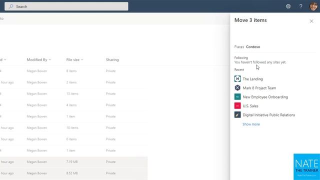 Organize, copy, and move files in OneDrive for Business смотреть онлайн