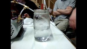 Кипение воды в вакууме