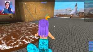 BECOMING A MERMAID ON ROBLOX! Roblox Neverland Lagoon (Hunting for Secret Treasure) ft. Mine Chest