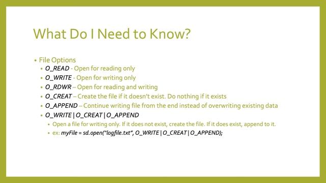 Build Your Own Data Logger: Module 3.5.1: The FAT File System and Reading/Writing Our First Files смотреть онлайн