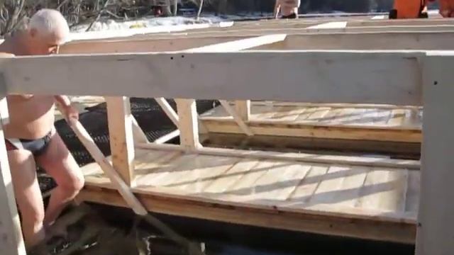 19.01.2015. Крещение Господне в Серебряном бору - Ролик №68 смотреть онлайн