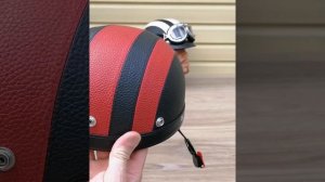 Ретро шлем с очками для вашего мотоцикла, скутера или электро байка